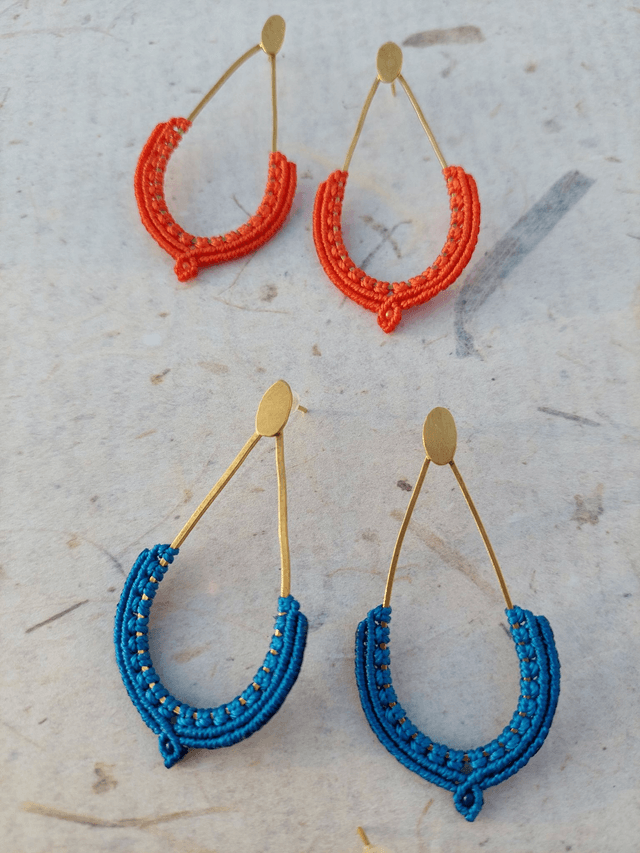 Boucles d'oreille Douce Pétale longue