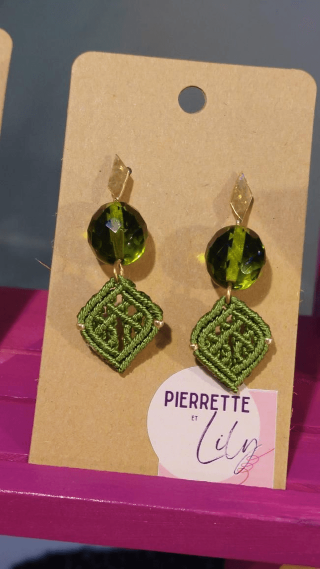 Boucles d'oreilles boules à facettes 