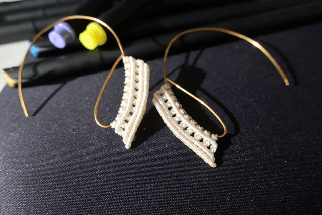 Boucle d'oreille Couleur filigrane