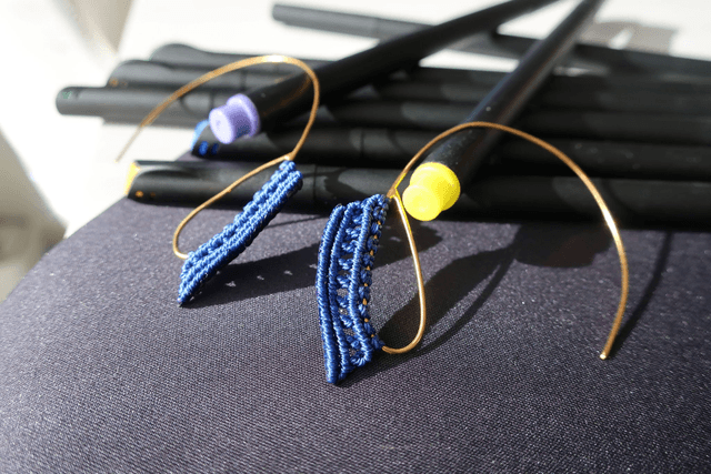 Boucle d'oreille Couleur filigrane