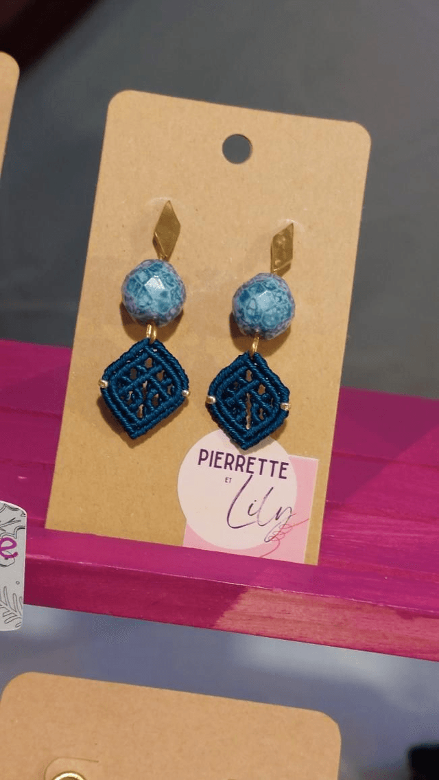 Boucles d'oreilles boules à facettes 