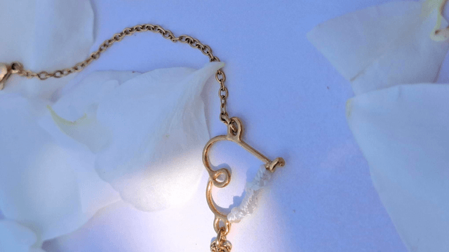 Bracelet cœur tissé 