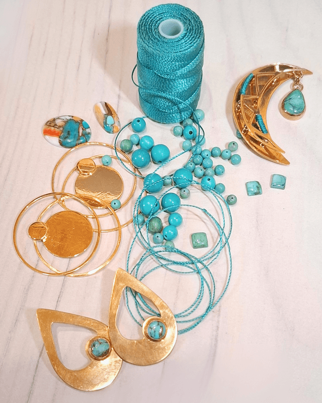 Boucles d'oreille Elégance de Turquoise