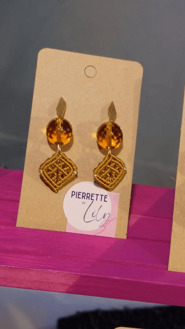 Boucles d'oreilles boules à facettes 